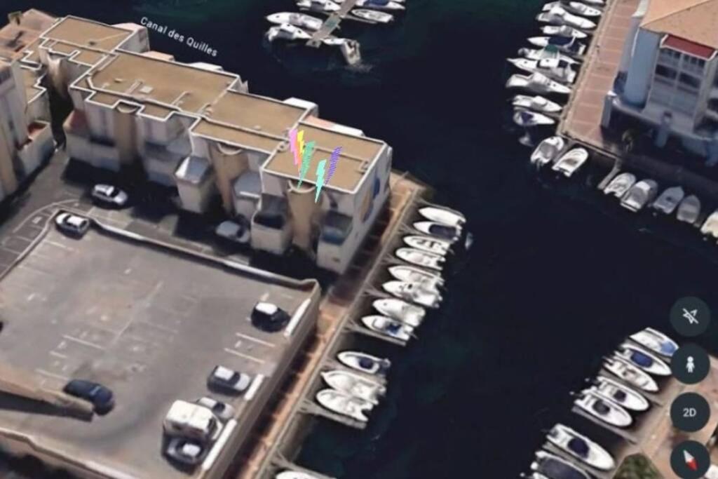 Studio Climatise Classe 2 Dans Marina Proche Mer Et Etang - Lit Wifi Fibre Et Parking Prive Sète Exteriér fotografie
